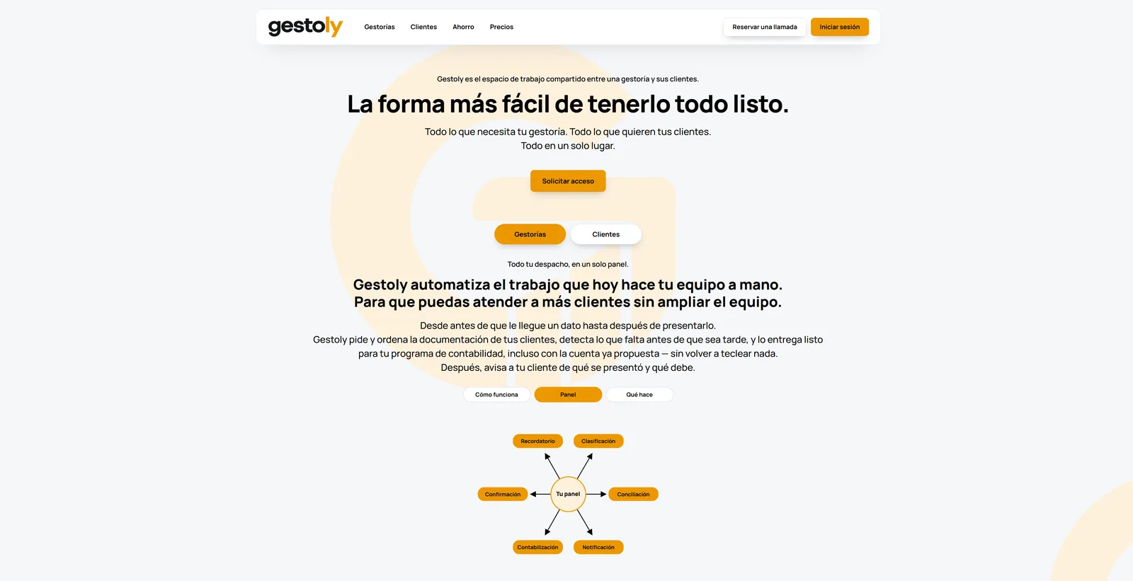 Gestoly homepage